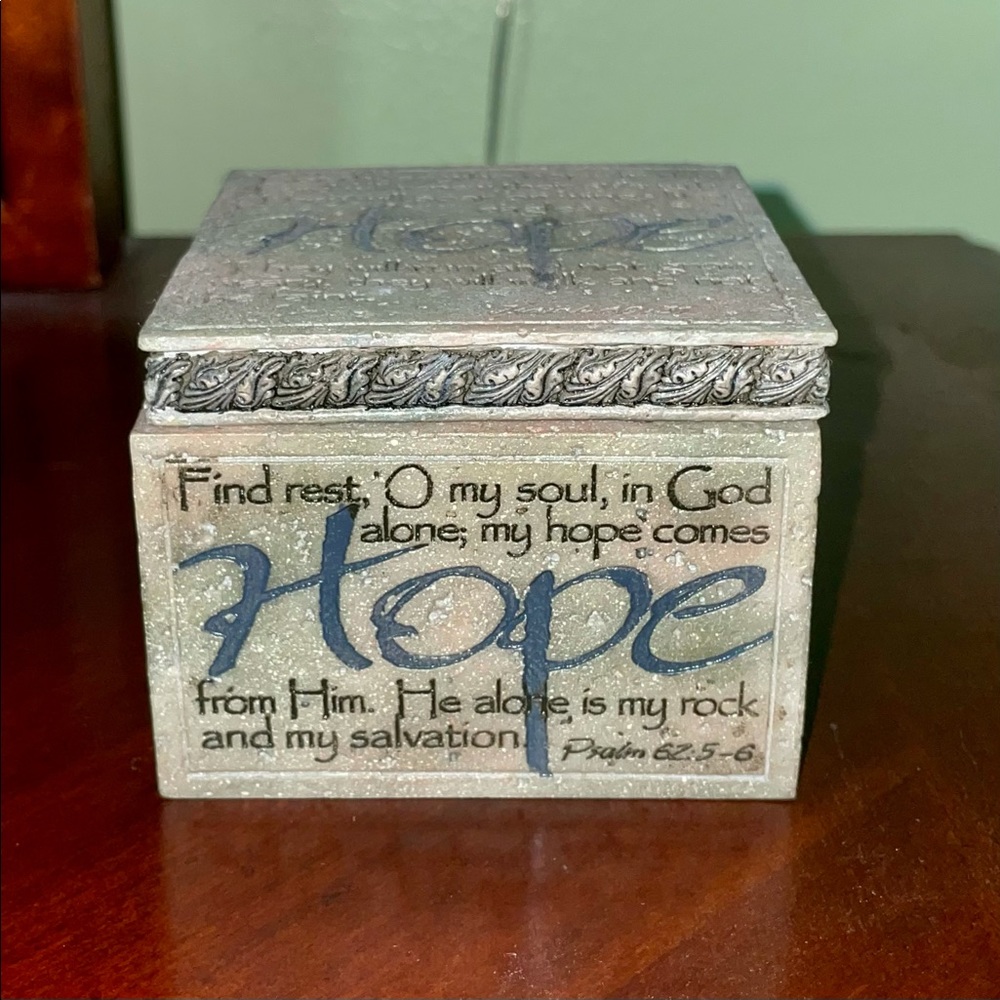 Small “Hope” Jewelry / Stash Box